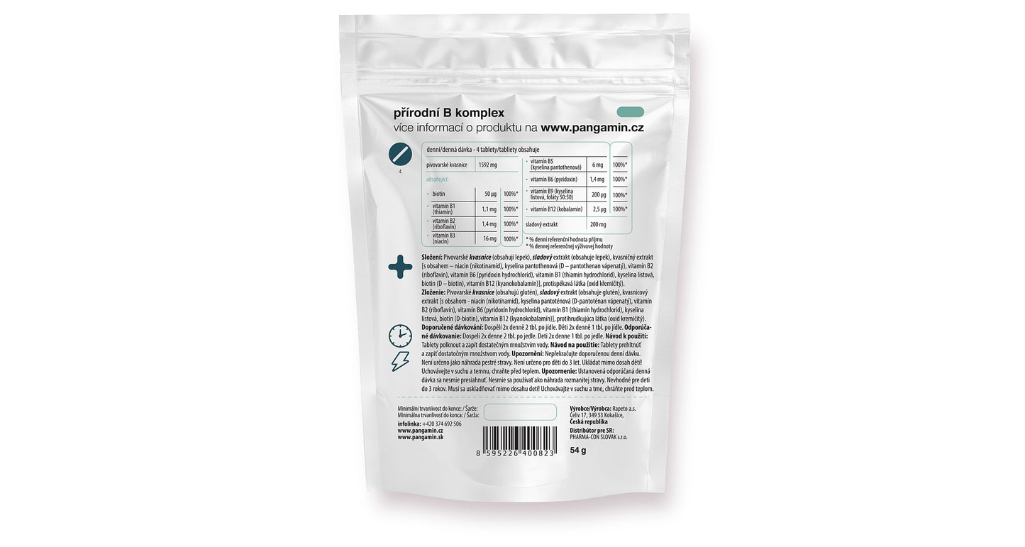 Pangamin® prírodný B komplex 120 tabliet