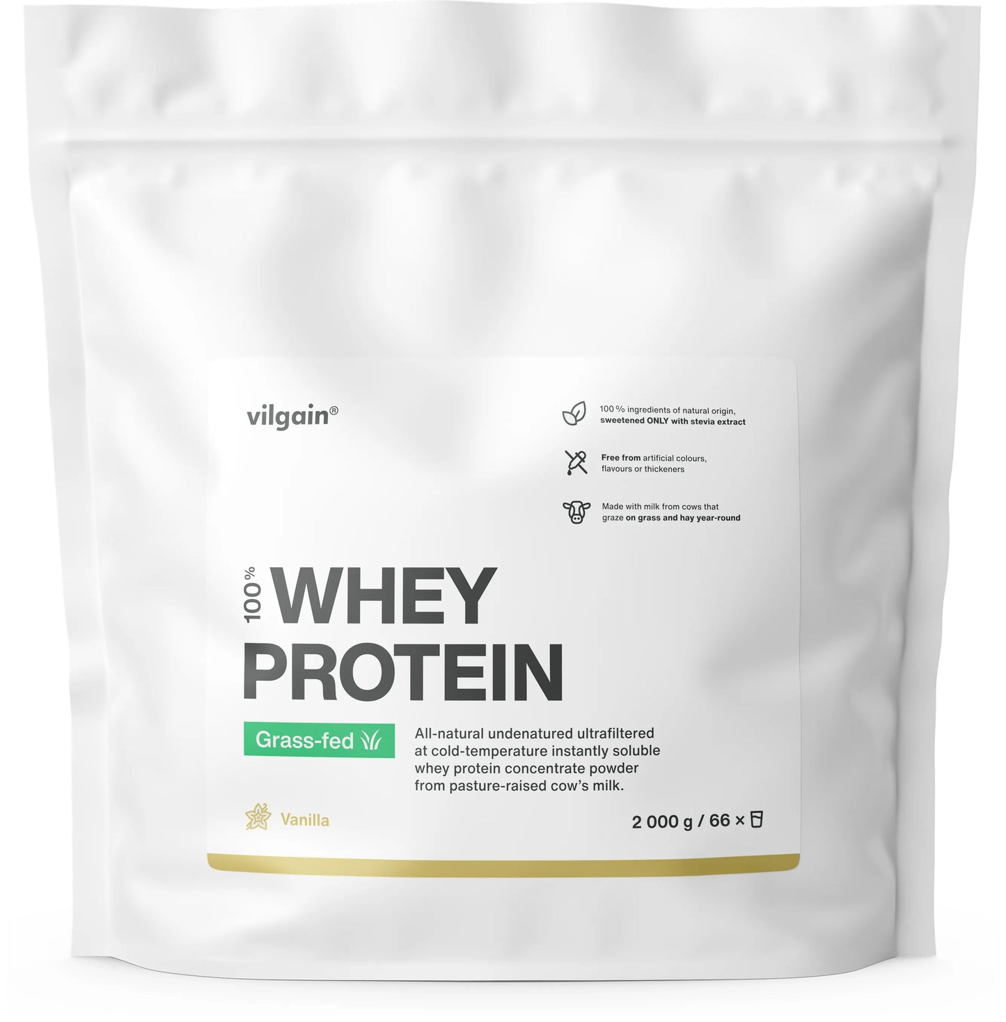 Grass-Fed Whey Protein 2000g
