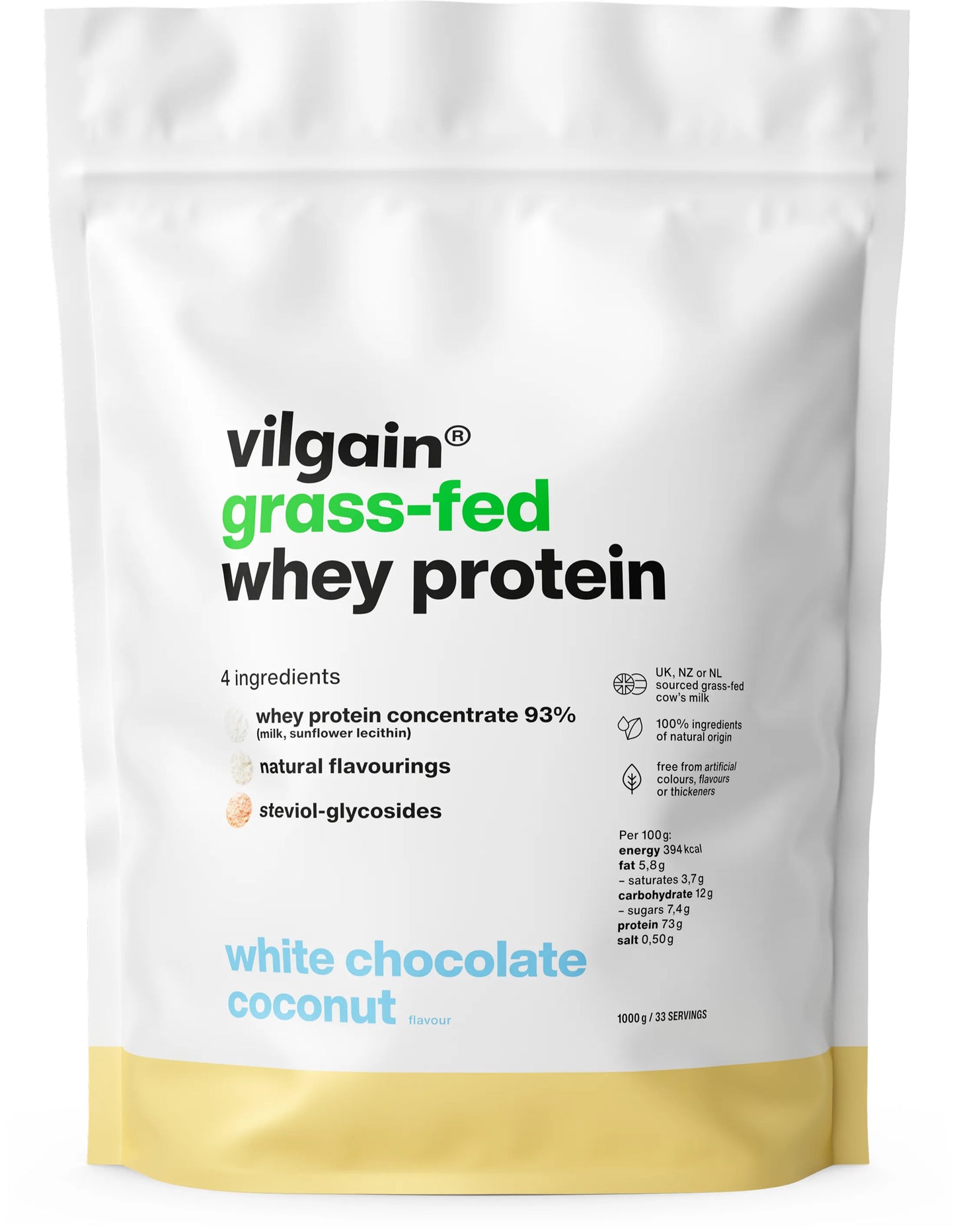 Grass-Fed Whey Protein 1000g