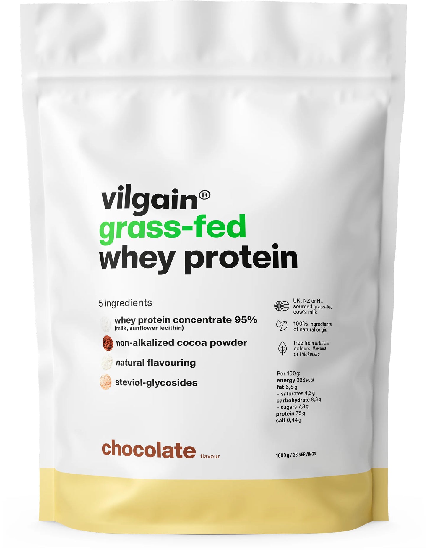 Grass-Fed Whey Protein 1000g